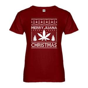 Womens MerryJuana Christmas Ladies' T-shirt