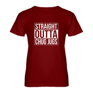Womens Straight Outta Chug Jugs Ladies' T-shirt