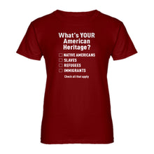 Womens What's Your Heritage? Ladies' T-shirt