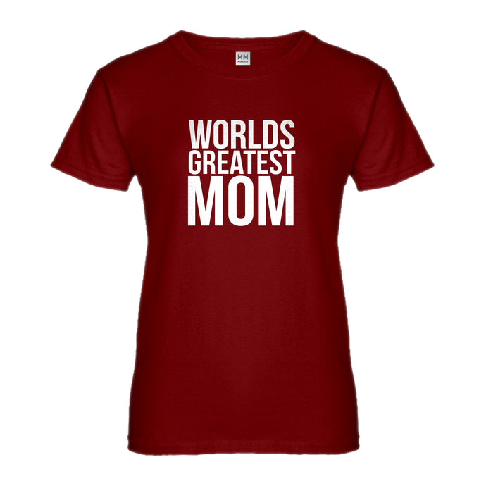Womens Worlds Greatest Mom Ladies' T-shirt