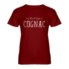 Womens My Blood Type is Cognac Ladies' T-shirt