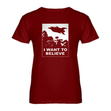 Womens I Want to Believe Planet Express Ladies' T-shirt