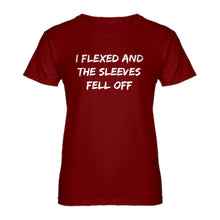 Womens I Flexed and the Sleeves Fell Off Ladies' T-shirt