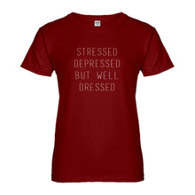 Womens Stressed Depressed Ladies' T-shirt