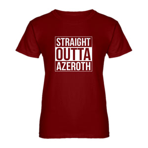 Womens Straight Outta Azeroth Ladies' T-shirt
