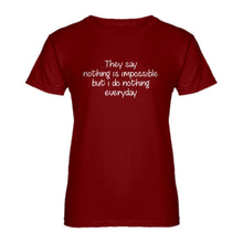 Womens Nothing is Impossible Ladies' T-shirt