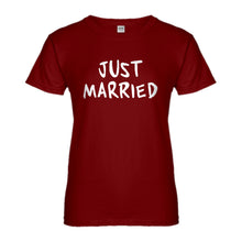 Womens Just Married Ladies' T-shirt