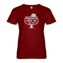 Womens Margaritas Made Me Do It Ladies' T-shirt