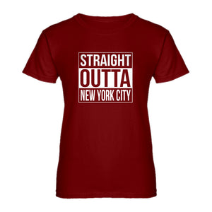 Womens Straight Outta New York City Ladies' T-shirt