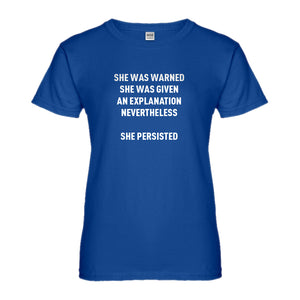 Womens She Persisted Venus Fist Ladies' T-shirt