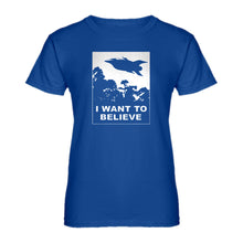 Womens I Want to Believe Planet Express Ladies' T-shirt