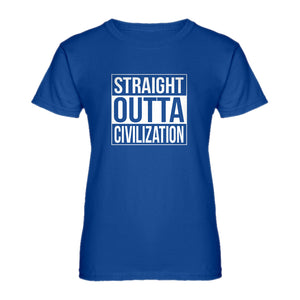 Womens Straight Outta Civilization Ladies' T-shirt