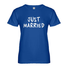 Womens Just Married Ladies' T-shirt
