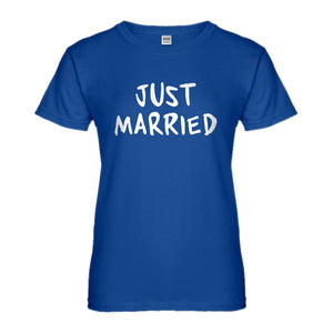 Womens Just Married Ladies' T-shirt