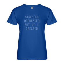 Womens Stressed Depressed Ladies' T-shirt