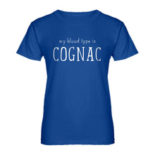 Womens My Blood Type is Cognac Ladies' T-shirt
