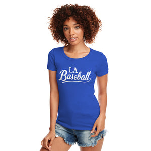 Womens LA Baseball Team Ladies' T-shirt