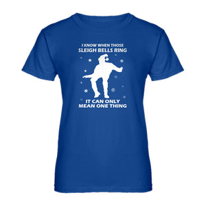 Womens When Those Sleigh Bells Ring (was 3109) Ladies' T-shirt