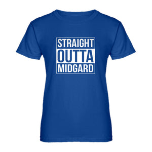 Womens Straight Outta Midgard Ladies' T-shirt