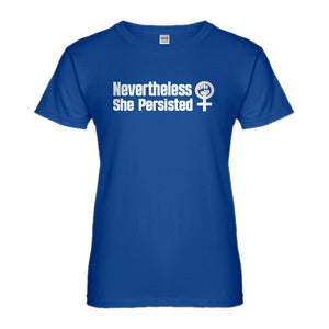 Womens She Persisted Bold Ladies' T-shirt