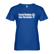 Womens She Persisted Bold Ladies' T-shirt