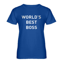 Womens World's Best Boss Ladies' T-shirt