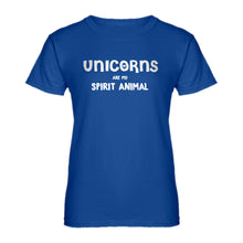 Womens Unicorns are my Spirit Animal Ladies' T-shirt