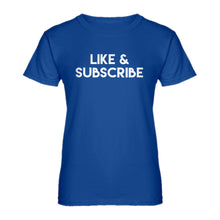Womens Like and Subscribe Ladies' T-shirt