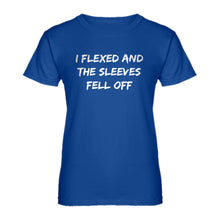 Womens I Flexed and the Sleeves Fell Off Ladies' T-shirt