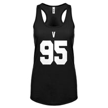 V 95 Womens Racerback Tank Top
