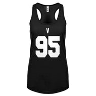V 95 Womens Racerback Tank Top