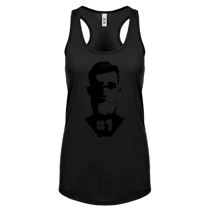 Number One Womens Racerback Tank Top