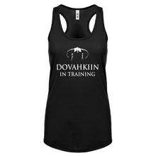 Dovahkiin in Training Womens Racerback Tank Top