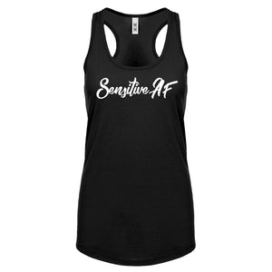 Racerback Sensitive AF Womens Tank Top
