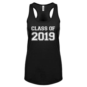 Racerback Class of 2019 Womens Tank Top
