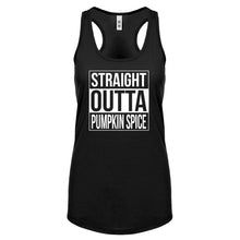 Straight Outta Pumpkin Spice Womens Racerback Tank Top