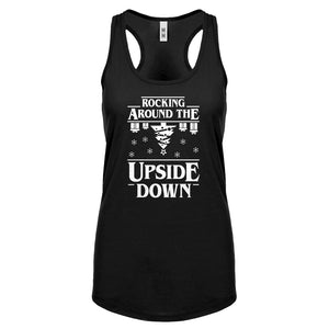 Rocking Around the Upside Down Womens Racerback Tank Top