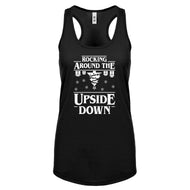 Rocking Around the Upside Down Womens Racerback Tank Top
