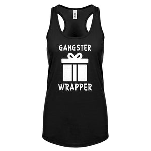 Gangster Wrapper Womens Racerback Tank Top