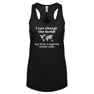 Racerback I Can Change the World Womens Tank Top
