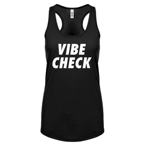 VIBE CHECK Womens Racerback Tank Top
