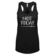Not Today Womens Racerback Tank Top