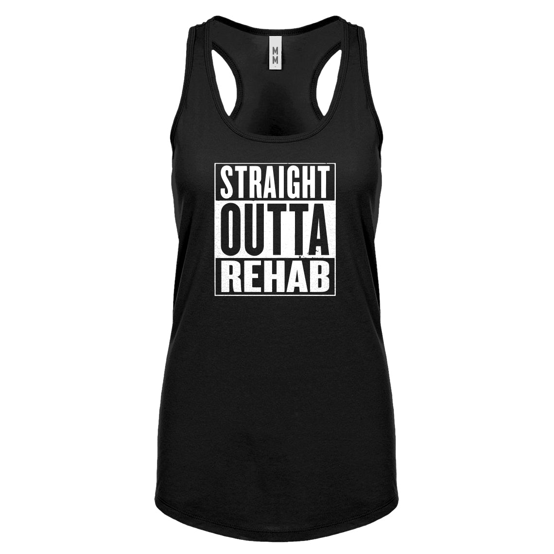 Racerback Straight Outta Rehab Womens Tank Top