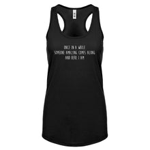 Once in a While Womens Racerback Tank Top