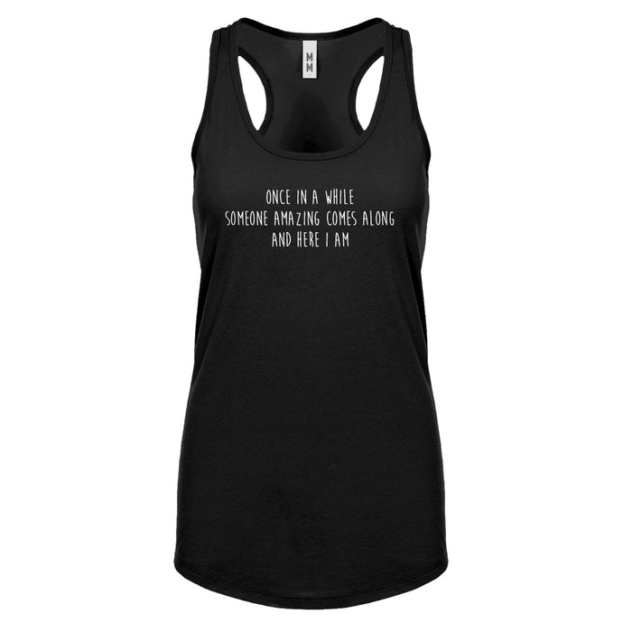 Once in a While Womens Racerback Tank Top