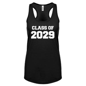 Class of 2029 Womens Racerback Tank Top