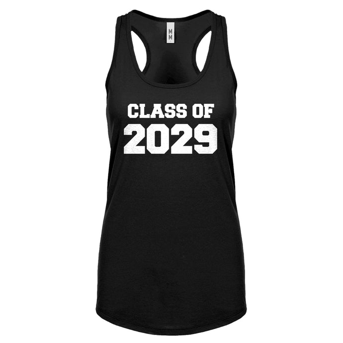 Class of 2029 Womens Racerback Tank Top