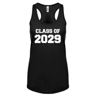 Class of 2029 Womens Racerback Tank Top