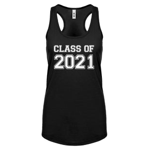 Racerback Class of 2021 Womens Tank Top