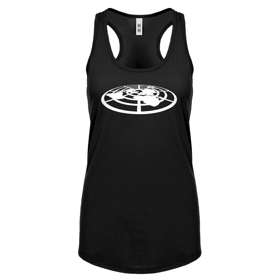 Racerback Flat Earth Society Womens Tank Top